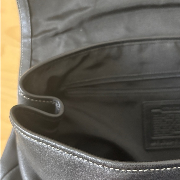 Coach Soho Hampton Leather Shoulder Bag Satchel in Black F10913 - Picture 8 of 14